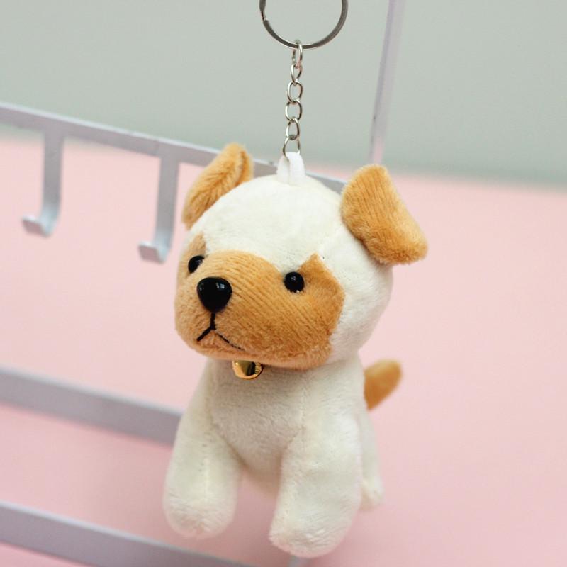 Puppy Plush Toy Keychain Pendant - Mini Animal Backpack Ornament & Gift