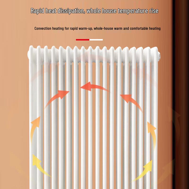 Wall-Mounted Steel Four-Column Radiator