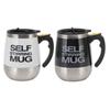 Caneca de Mexer Automática 400ml Revestimento de Aço Inoxidável Alimentada por Bateria Copo de Mistura Elétrico para Viagem Caneca de Mexer Automática