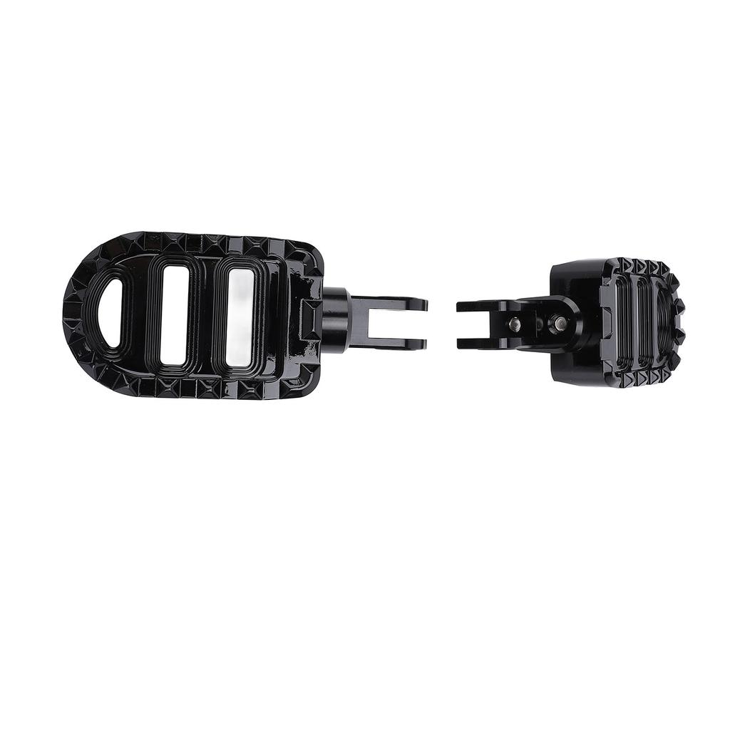 Motorcycle Front Foot Pegs Slip Resistant Adjustable Height Aluminum Alloy Motorbike Footrest Metal