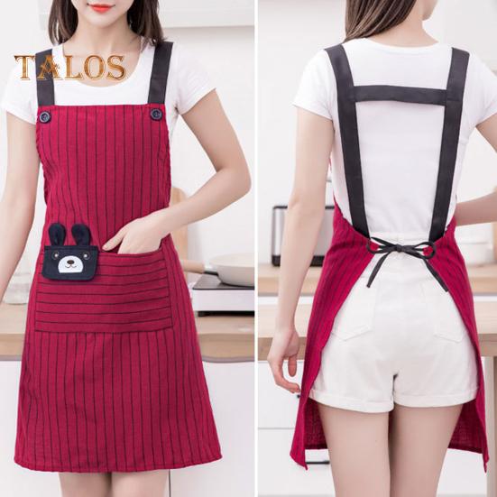 

Чистящий фартук с мягкой текстурой, грязеотталкивающий домашний фартук, легкий формат платья, обеденный фартук для художника