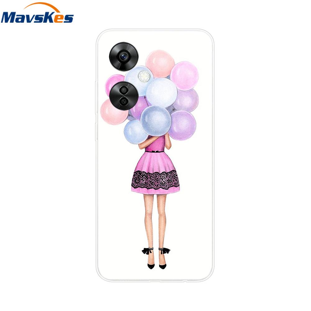 For OnePlus Nord CE 3 Lite Case Cartoon Soft Silicone TPU Clear Coque for OnePlus Nord CE3 Lite 5G Nord CE 3 Phone Covers Bumper