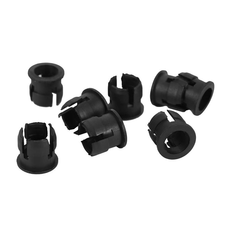 200 Pieces Black Plastic 5Mm LED Clip Holder Display Panel Mount Cases