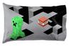 Jay Franco Minecraft Lone Creeper Pillowcase, 1 Pack, Double-Sided, Kids' Super Soft Bedding (Official Minecraft Product)