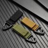 Sports Accessories EDC Equipment Nylon Webbing Hang Buckle Strap Carabiners Belt Clips Keychain