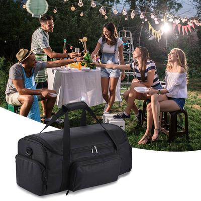 Étui de Transport Multifonctionnel Accessoires Enceinte Sans Fil Câbles Support Chargeur pour JBL Partybox On The Go Compatible Bluetooth