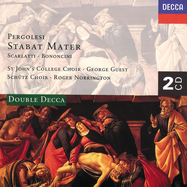

CD PERGOLESI; SCARLATTI, D. - Stabat Mater 4438682 Decca 1995 Japan Classical Used