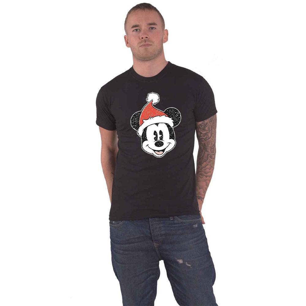 Mickey Mouse Santa Hat T Shirt XXL