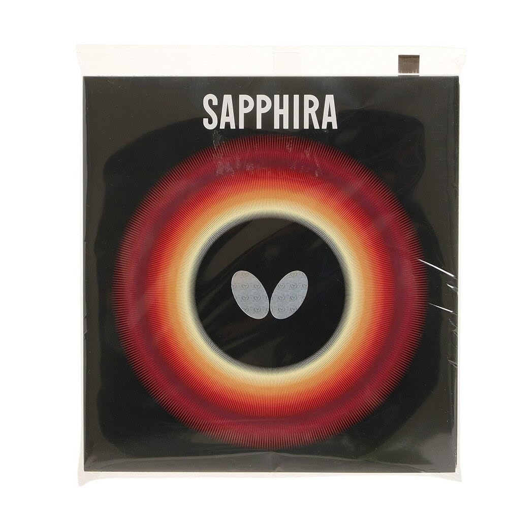 

Butterfly Table Tennis Rubber Sapphira Back Soft For Beginners 05540 Black Medium чорний