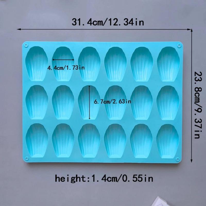Silicone Cake Mold Shell Shaped Chocolate Cookie Biscuit Mould Handmade Silicone Bakeware Tools