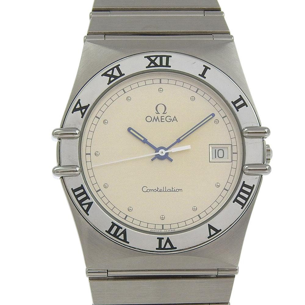 Omega Constellation Watches 396.1070 Cal.1438 SilverDial Stainless Steel Quartz Analog Display Unisex Used