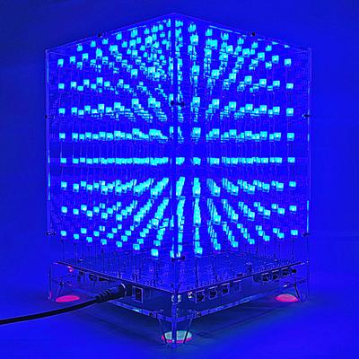 Electronic Equipment 8 Layers Dynamic 3D 8x8x8 DIY LED Light Cube