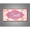 Personalized Name Floral Metal Decor Sign Waterproof for Home Garden