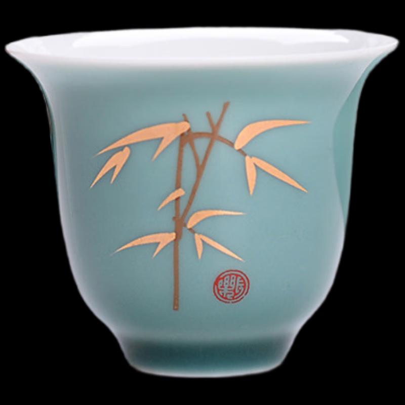 ZISIZ Фарфоровые чашки для нюхания ароматов красоты Селадон