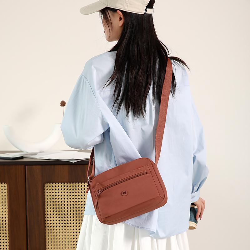 Schultertasche Damen Umhängetasche Einfarbige Muttertasche