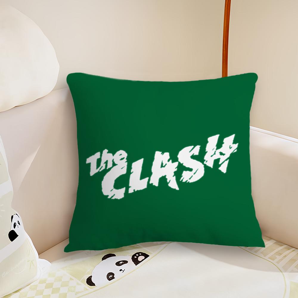 Cushion Cover Band Living Room Music Headboard Bedroom Office Cushion Cushion Sofa Nap Rock The Time Pillow C-Clash Case