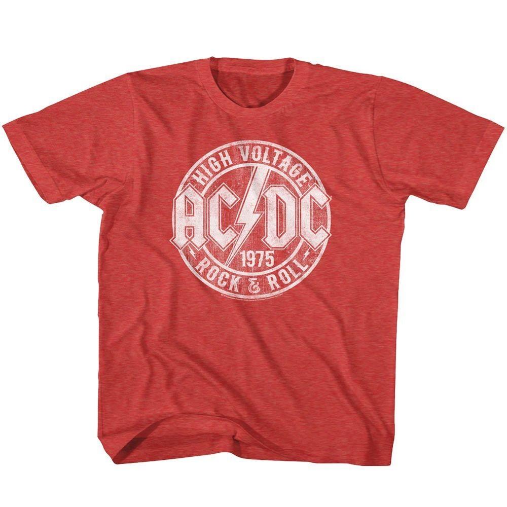 Kids AC/DC High Voltage Rock and Roll Music Band T-Shirt