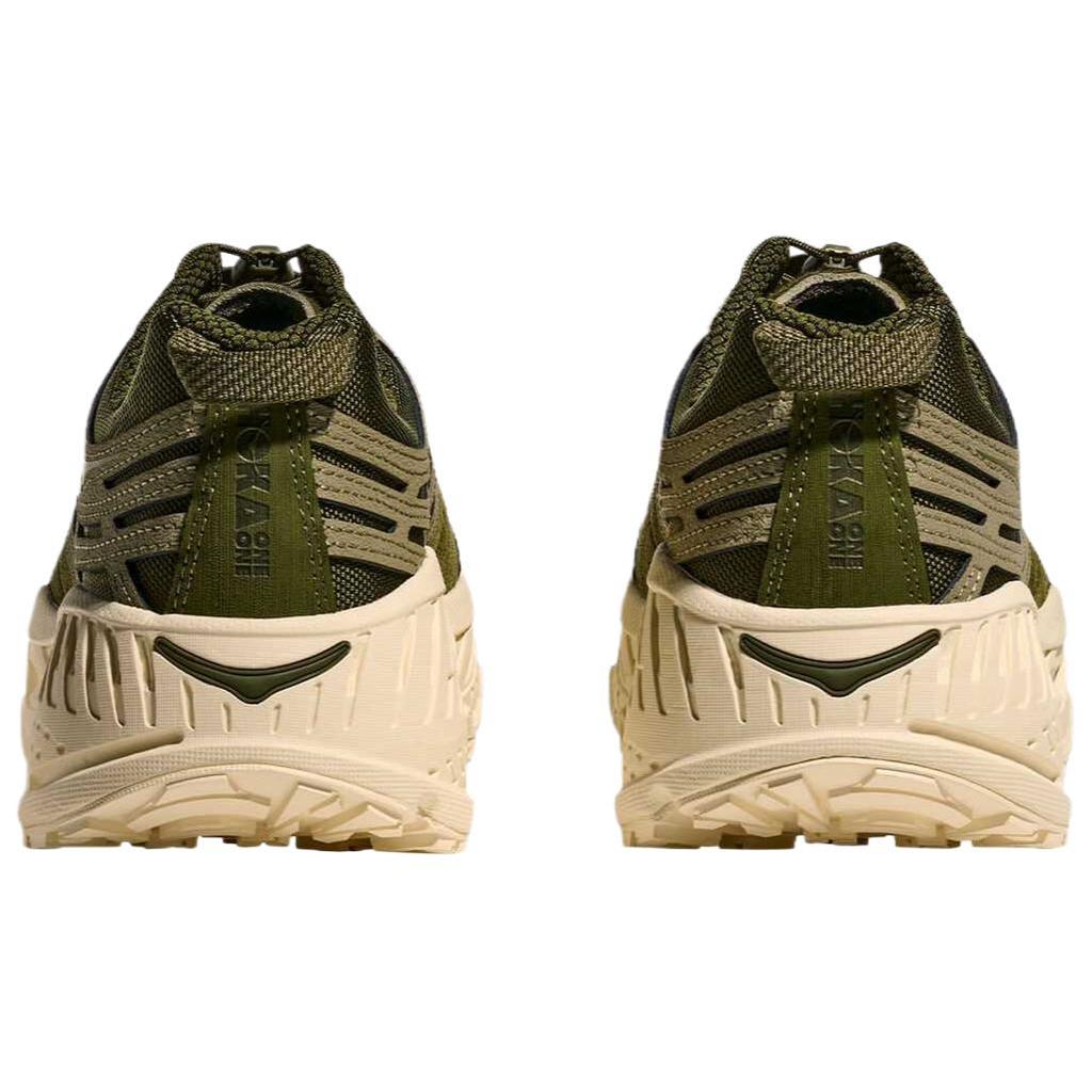 HOKA One One Stinson Evo Og Comfortable Soft Slip Resistant Durable Low Top Casual Trail Running Shoes Unisex Sneakers Green 1166450-MRNW