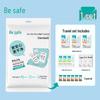 Portable Travel Set: Disposable Underwear, Towel, Bath Towel, and Toilet Mat for 4-Day, 3-Night Trip