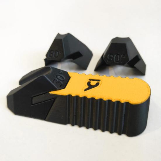 Drill Guide High-Strength PLA Plastic Versatile Drill Guide Accessory with Modular Slots 45/90 Degree Slip-Resistant Base