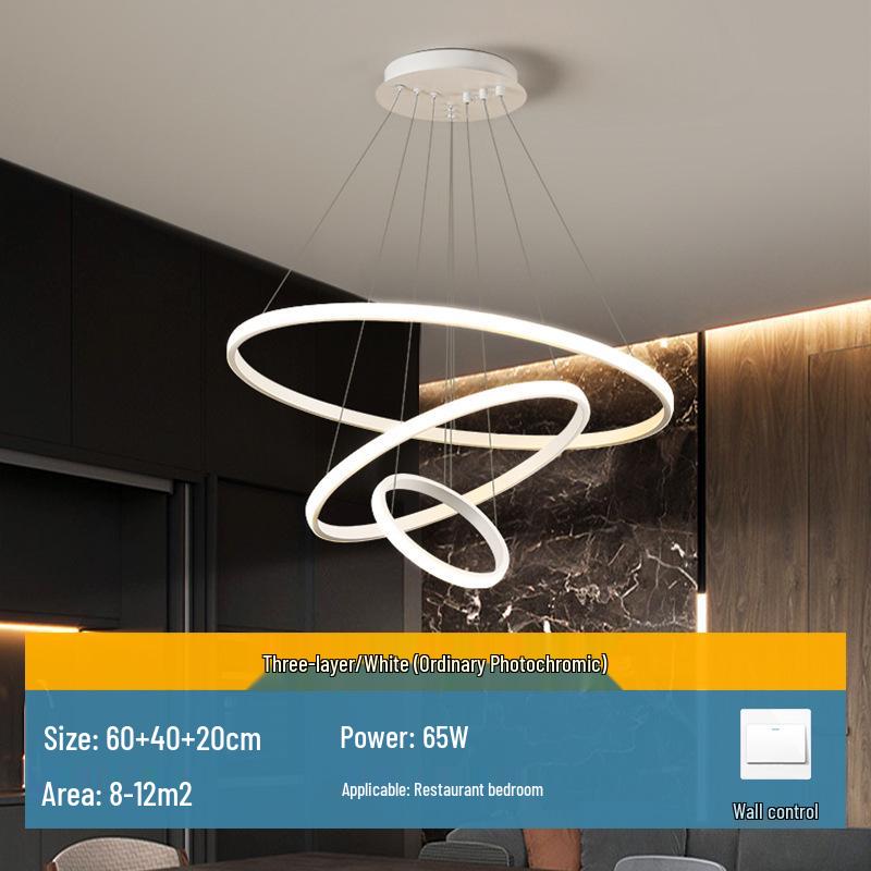 

Modern Minimalist Chandelier: Creative Nordic Lighting for Living Room, Bedroom, or Dining Area