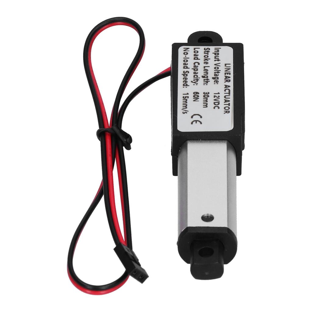 Mini actuator liniar electric impermeabil, micro mișcare mică DC12V, cursă de 30 mm pentru robot DIYForce