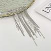 Retro Metal Chain Fringe Brooch Pin Punk Rock Multi Functional Pin for Jacket Denim Alter Pants Hem Shortener Decoration Jewelry