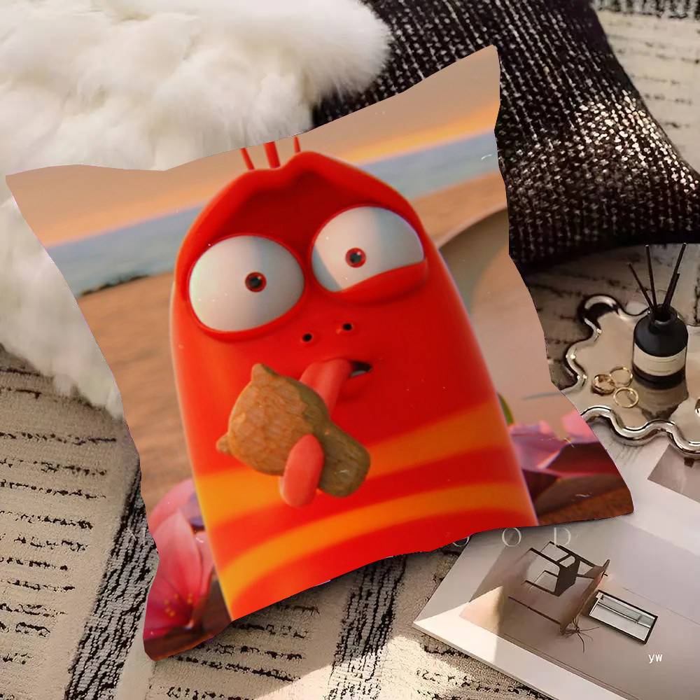 Cute LLarva Animated Game Pillow Case Fashion Square Pillowcase Bedroom Sofa Room Ins Decoration Leisure