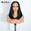 NOBLE 18 Inch 6X4 Synthetic Lace Front Wig Ombre Blonde Brown Roots Straight Natural Hairline Heat Resistant For White Women