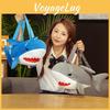 Tiger Shark Head Shoulder Bag  Cute Plush Backpack For Kids Soft Animal Toy