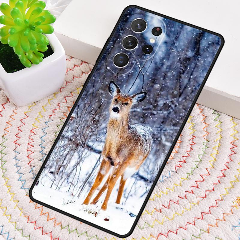 Stag Male Reindeer Nature TPU Phone Case For Samsung Galaxy note 10 pro S26 S25 S24 S23 S22 Ultra Plus S21 FE S20 Cover