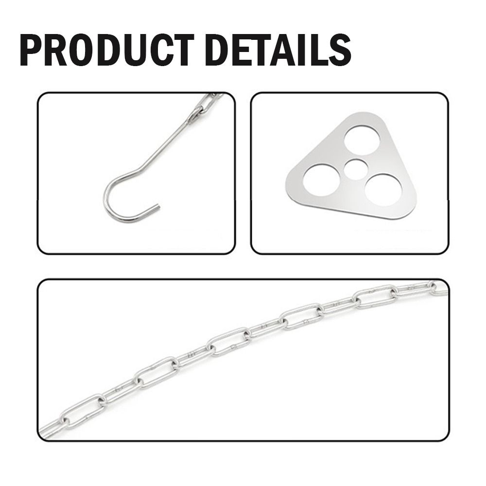 with Hook Picnic Tripod Stainless Steel Outdoor Campfire Cooking Rack  Picnic