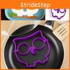 Versatile Purple Owl Egg Rings Cooking Shaper For Food Safe And Fun Meals