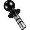 BRCOVAN Metal Motorcycle Fork Stem Mount Base With 1'' TPU Ball For Stem Holes 12Mm To 25.4Mm In Diameter, Compatible With RAM Mounts B Size 1 Inch