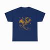 Celestial Dragon Shirt Gold Fantasy TShirt Mystic Dragon Sweatshirt Moon Star Dragon Tee Magic Creature Gift Tshirt Men Women T