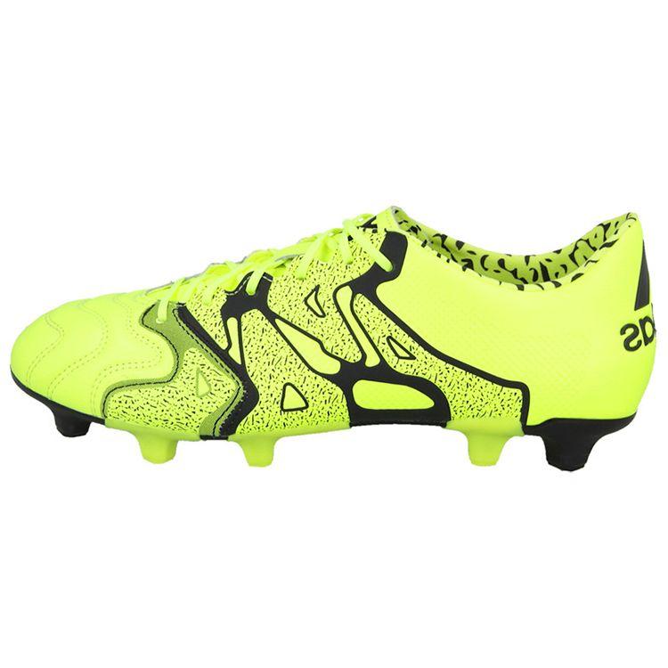 

Adidas X 15.1 FG Кожа Круглый носок Шнуровка FG (Резиновые длинные шипы) Прочные футбольные бутсы Мужские футбольные бутсы Флуоресцентно-желтые B26979 40⅔