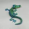 3D Printed Gem Articulated Crocodiles Rotatable 3D Crocodiles Toy Posable Joints Fidget Surprise Toy For Autismadhd# Color: A2