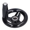 Round Handwheel 3 Spoke Nonslip Convenient Effort Saving Efficient Sturdy Durable Revolving Handle