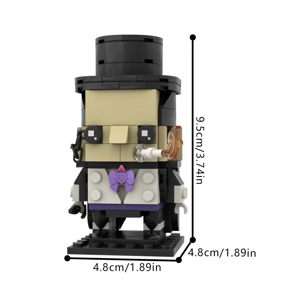 MOC-169117 Penguin Oswald Chesterfield Cobblepot Brickheadz Building Blocks