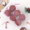6CM 1Box Christmas Ball Christmas Decoration Xmas Tree Pendent Ornaments Home Decor Navidad New Year 2025 Party Supplies