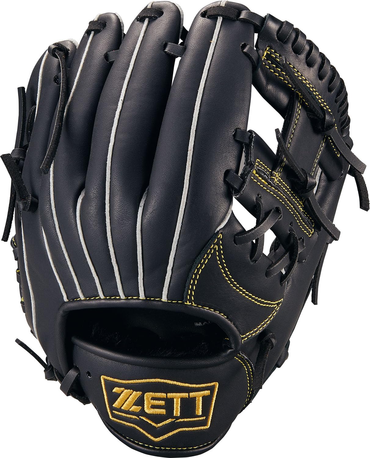 ZETT Acrochatch Glove for Youth Black BJG772610 All-Around Baseball, Softball, Left-Handed Throw, (1900), Size SS, чёрный