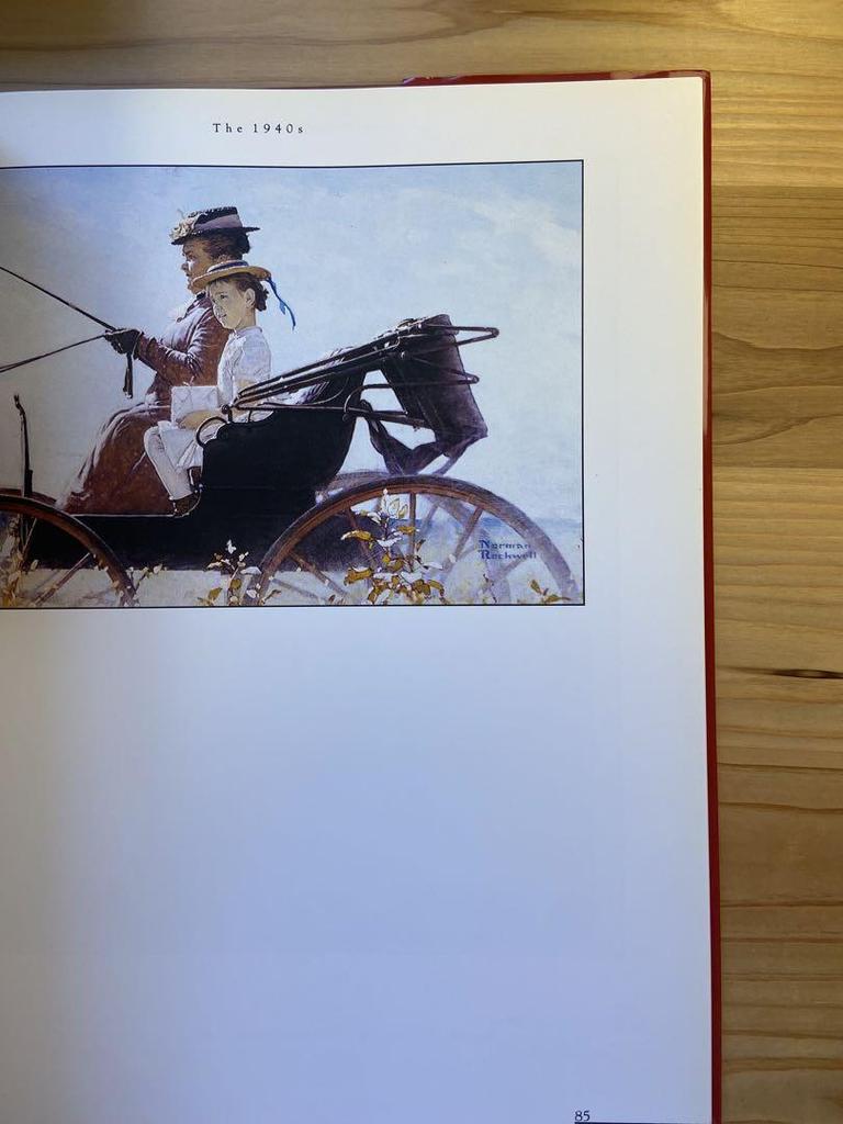 [USED] Norman Rockwell Art Book (Large)