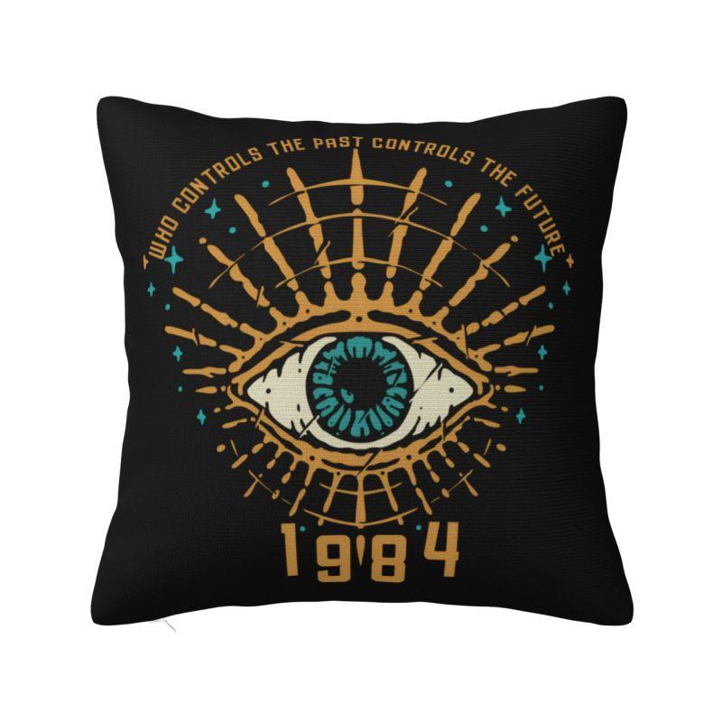 Big Brother George Orwell Cushion Covers Xcm Velvet Throw Pillow Case for Sofa Car Square Pillowcase Home Decorative