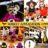 12 Pcs Hats Felt Fabric Soft Halloween Decorations DIY Crafts Bottle Cover Gifts Accessories