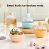 2Pcs Ice Cube Mold Round Ice Hockey Premium Silicone Ice Sphere Molds Seamless 2.5In Ice Balls Kitchen Must-Have For Chilled