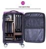 Large Oxford Trolley Suitcase: 20, 28 & 32 Inch with Universal Wheels & Password Lock for Men & Women