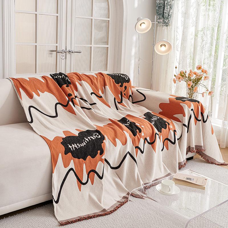 Chenille Sofa Towel Universal High-End Thick Cover Towel Non-Slip Simple Anti-Scratching High-Grade Sense Dust Cloth