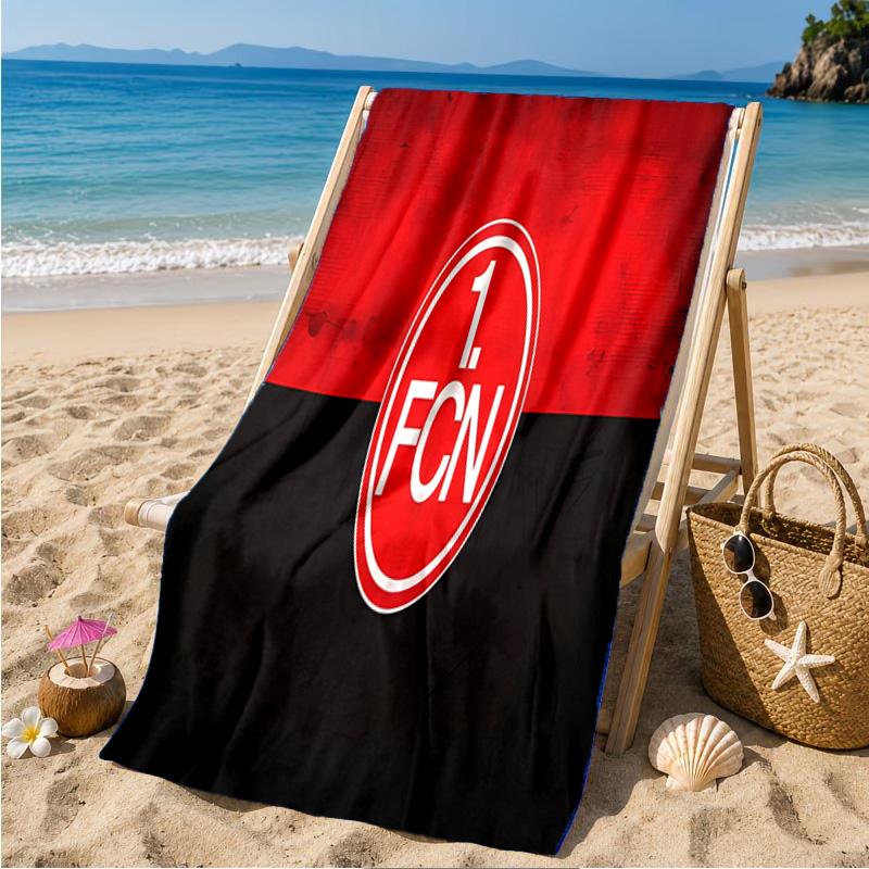 Nurnberg Football Club Beach Towel Microfiber Beach Towel, Lightweight and Quick-Dry, for Summer Travel, Swimming Pool Fan Birthday Gift