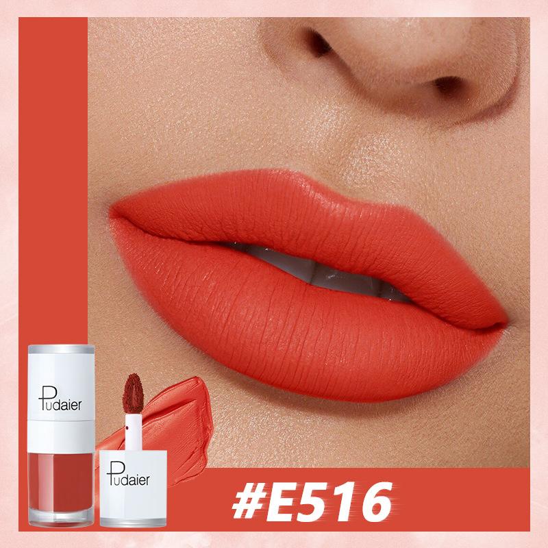 Velvety Mist Matte Lip Glaze Lasting Color Never Fade Instant Dry Liquid Lipstick Non-stick Cup Lip Gloss