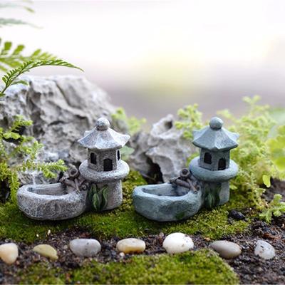 Vintage Umělá Bazénová Věž Miniaturní Domeček Vílí Zahrada Mini Řemeslo Mikro Krajinářství